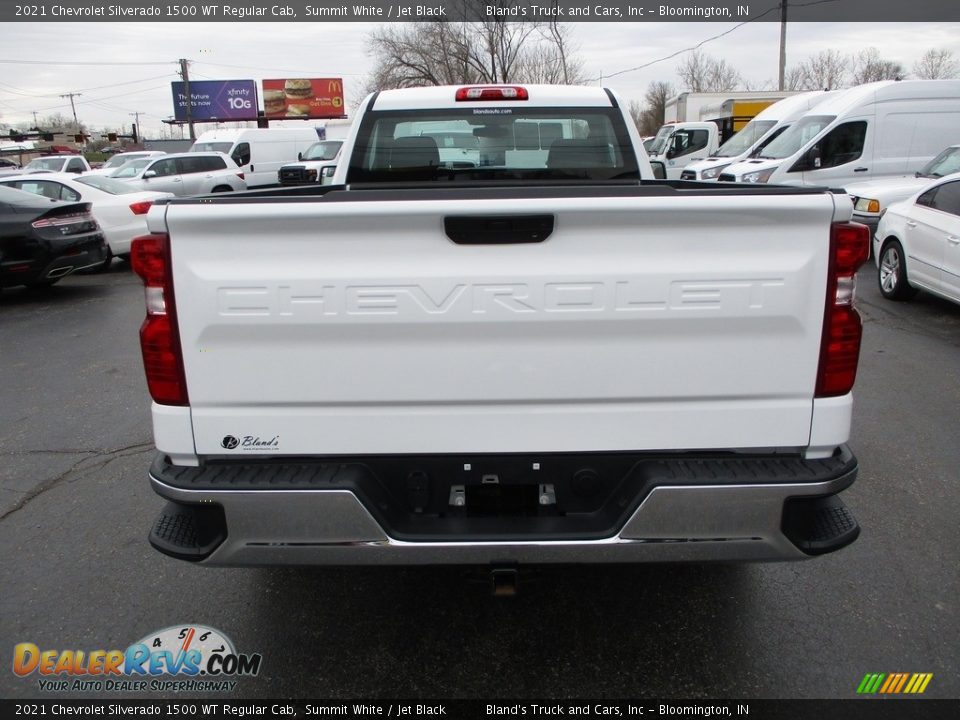 2021 Chevrolet Silverado 1500 WT Regular Cab Summit White / Jet Black Photo #19