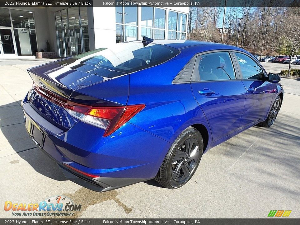 2023 Hyundai Elantra SEL Intense Blue / Black Photo #2