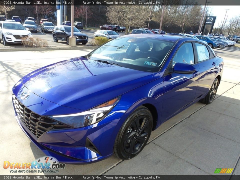 2023 Hyundai Elantra SEL Intense Blue / Black Photo #6