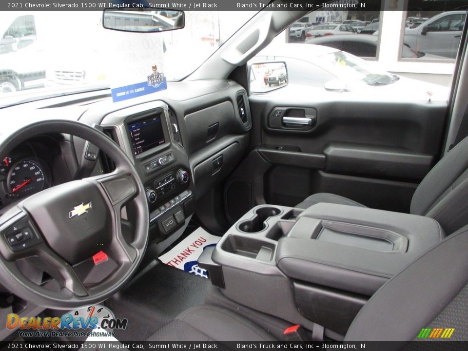 2021 Chevrolet Silverado 1500 WT Regular Cab Summit White / Jet Black Photo #8