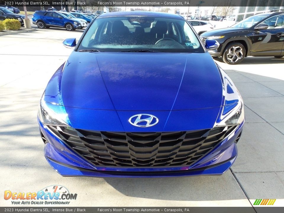 2023 Hyundai Elantra SEL Intense Blue / Black Photo #7