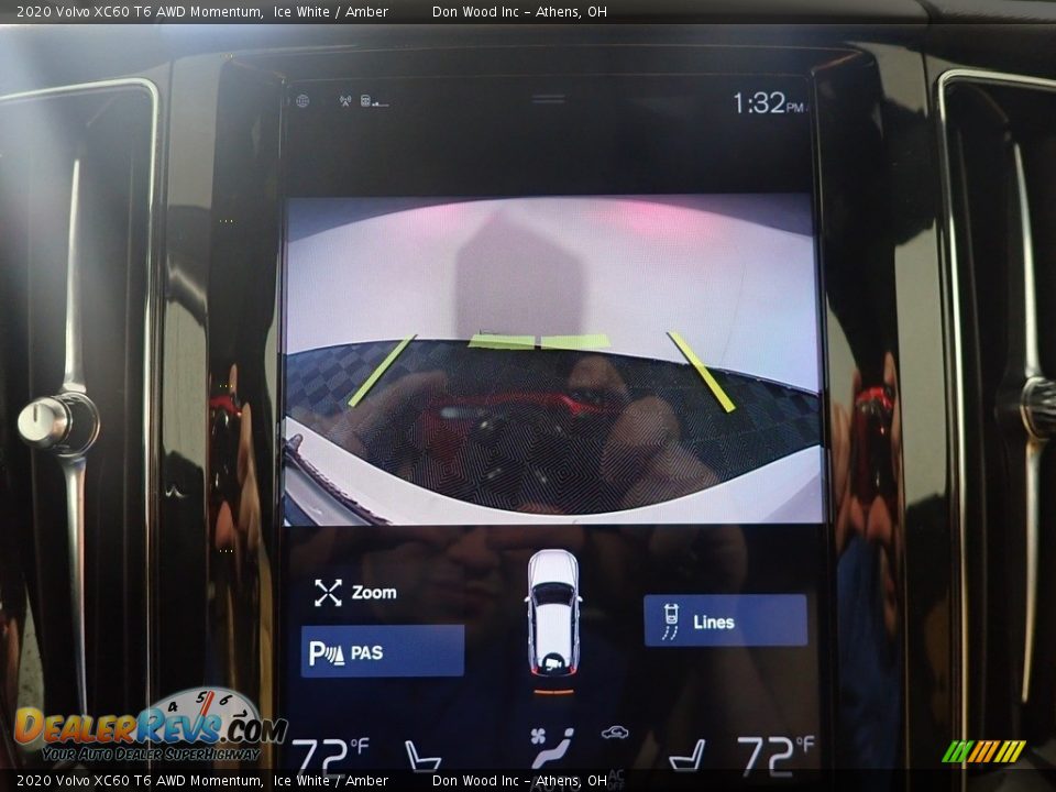 2020 Volvo XC60 T6 AWD Momentum Ice White / Amber Photo #3