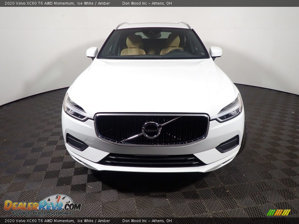 2020 Volvo XC60 T6 AWD Momentum Ice White / Amber Photo #5