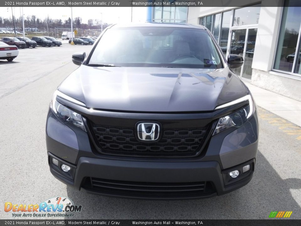 2021 Honda Passport EX-L AWD Modern Steel Metallic / Gray Photo #5