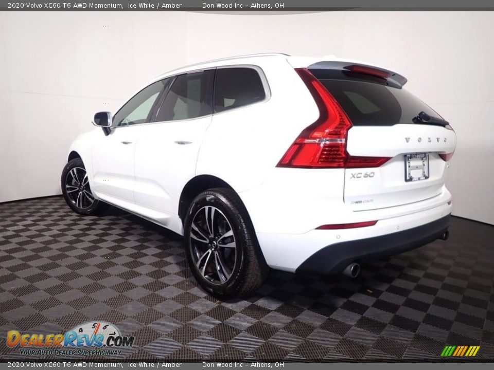2020 Volvo XC60 T6 AWD Momentum Ice White / Amber Photo #10