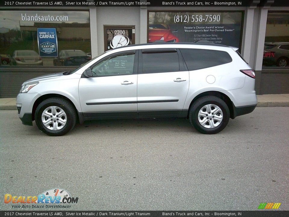 2017 Chevrolet Traverse LS AWD Silver Ice Metallic / Dark Titanium/Light Titanium Photo #1