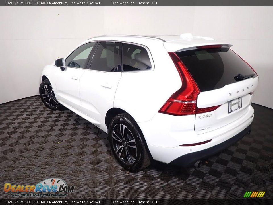 2020 Volvo XC60 T6 AWD Momentum Ice White / Amber Photo #11