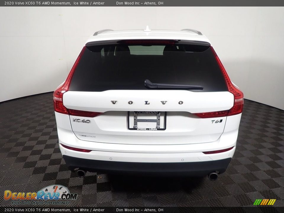 2020 Volvo XC60 T6 AWD Momentum Ice White / Amber Photo #12