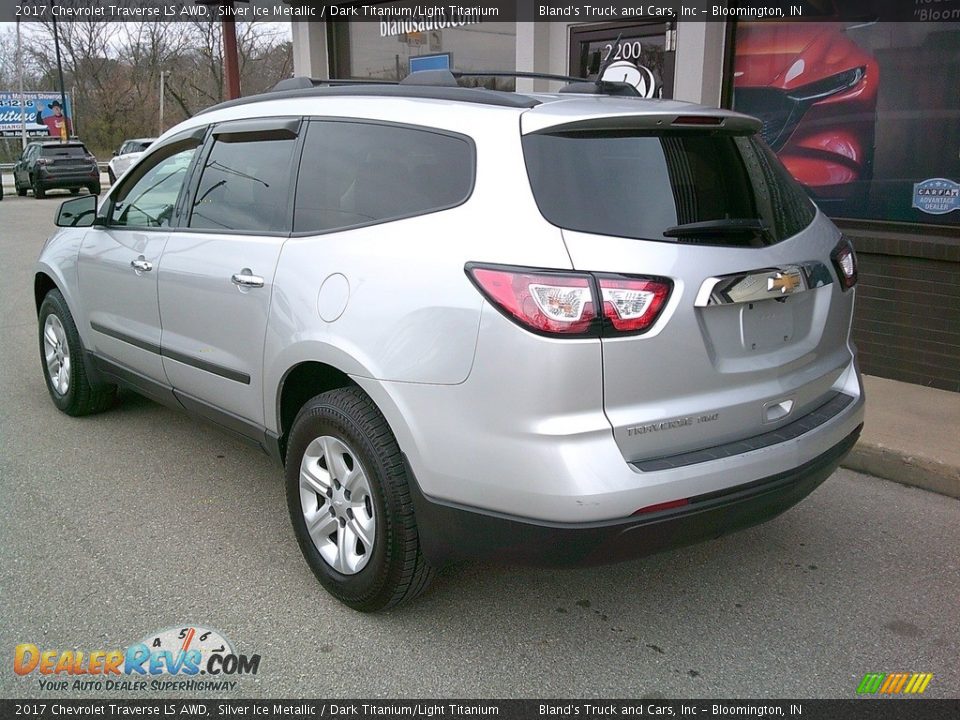 2017 Chevrolet Traverse LS AWD Silver Ice Metallic / Dark Titanium/Light Titanium Photo #3