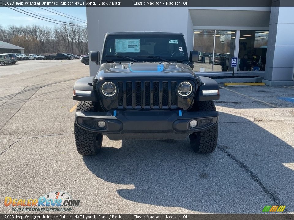 2023 Jeep Wrangler Unlimited Rubicon 4XE Hybrid Black / Black Photo #10