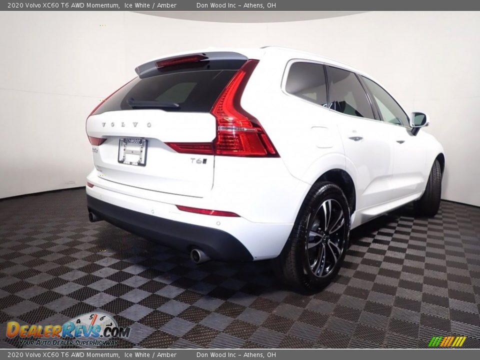 2020 Volvo XC60 T6 AWD Momentum Ice White / Amber Photo #16