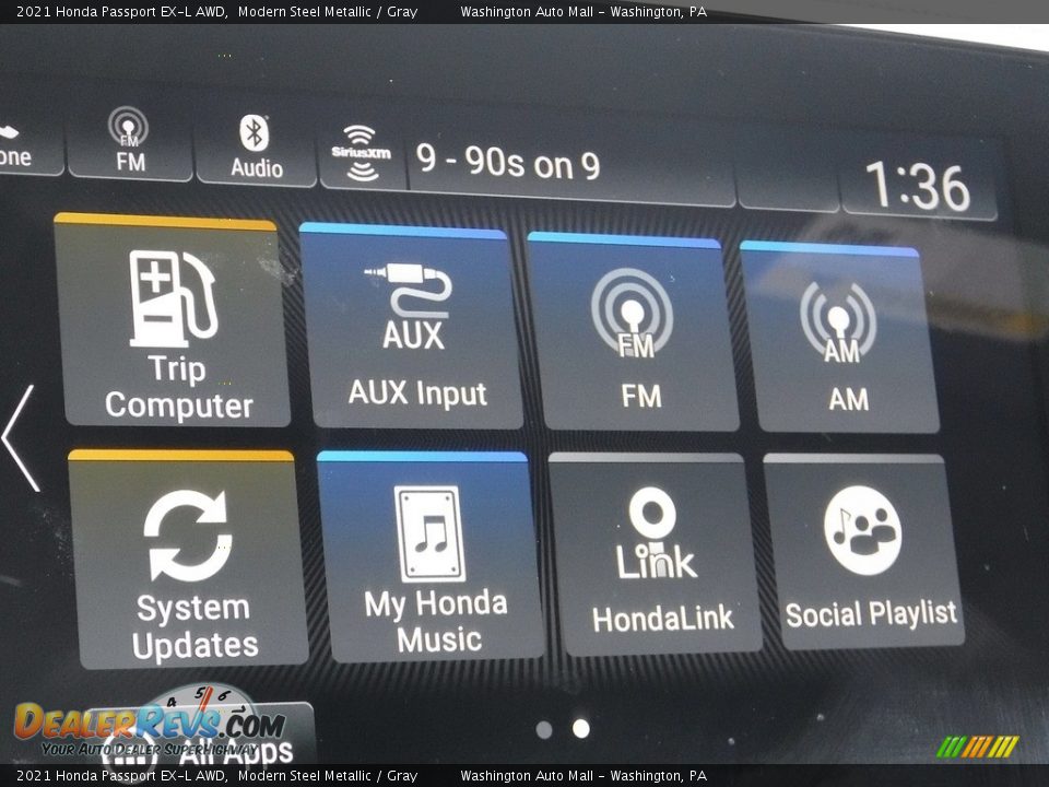 2021 Honda Passport EX-L AWD Modern Steel Metallic / Gray Photo #21