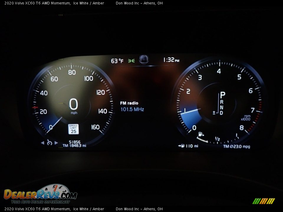 2020 Volvo XC60 T6 AWD Momentum Ice White / Amber Photo #26