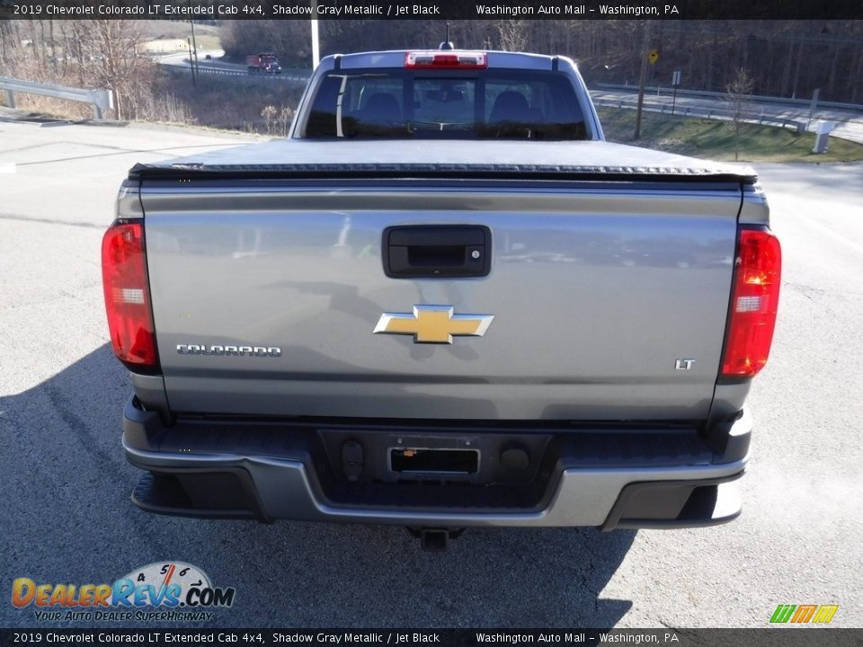 2019 Chevrolet Colorado LT Extended Cab 4x4 Shadow Gray Metallic / Jet Black Photo #18