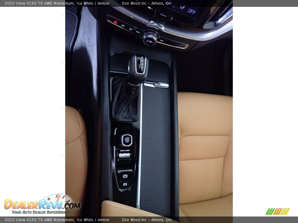 2020 Volvo XC60 T6 AWD Momentum Ice White / Amber Photo #30