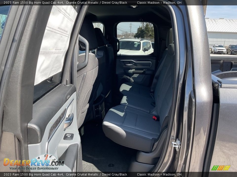 2023 Ram 1500 Big Horn Quad Cab 4x4 Granite Crystal Metallic / Diesel Gray/Black Photo #3