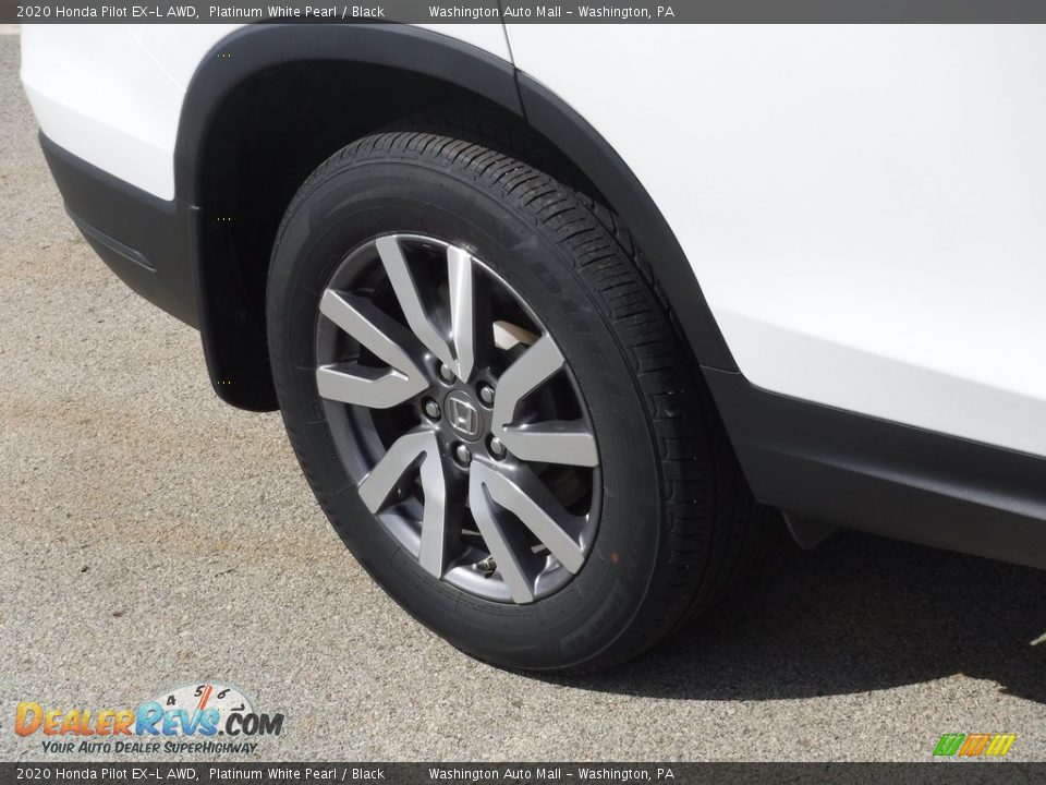 2020 Honda Pilot EX-L AWD Platinum White Pearl / Black Photo #4