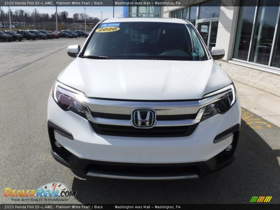 2020 Honda Pilot EX-L AWD Platinum White Pearl / Black Photo #5