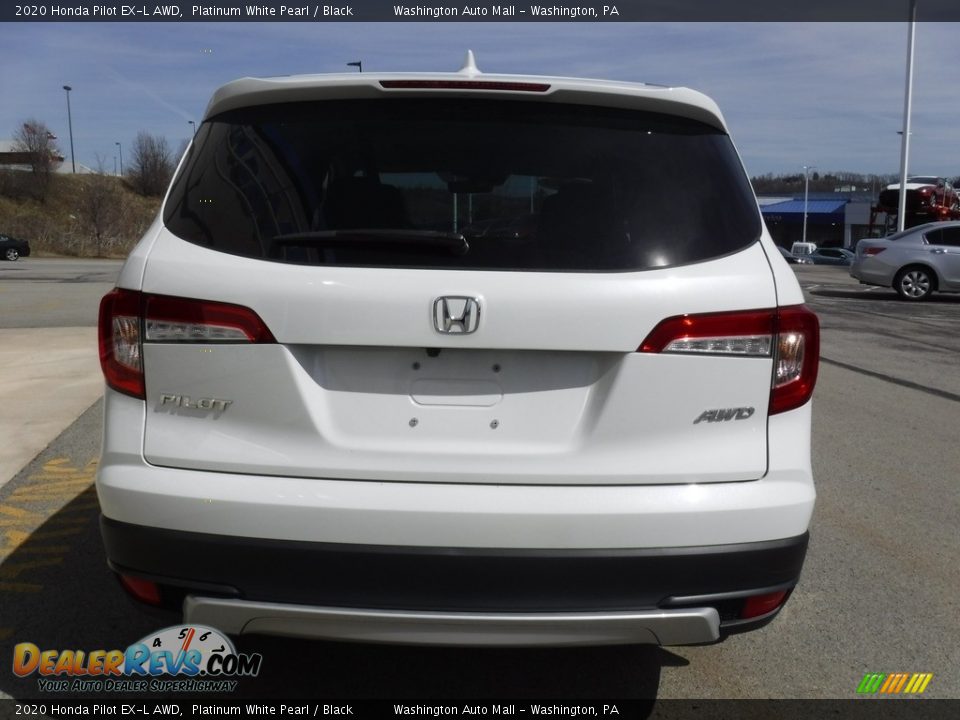 2020 Honda Pilot EX-L AWD Platinum White Pearl / Black Photo #9