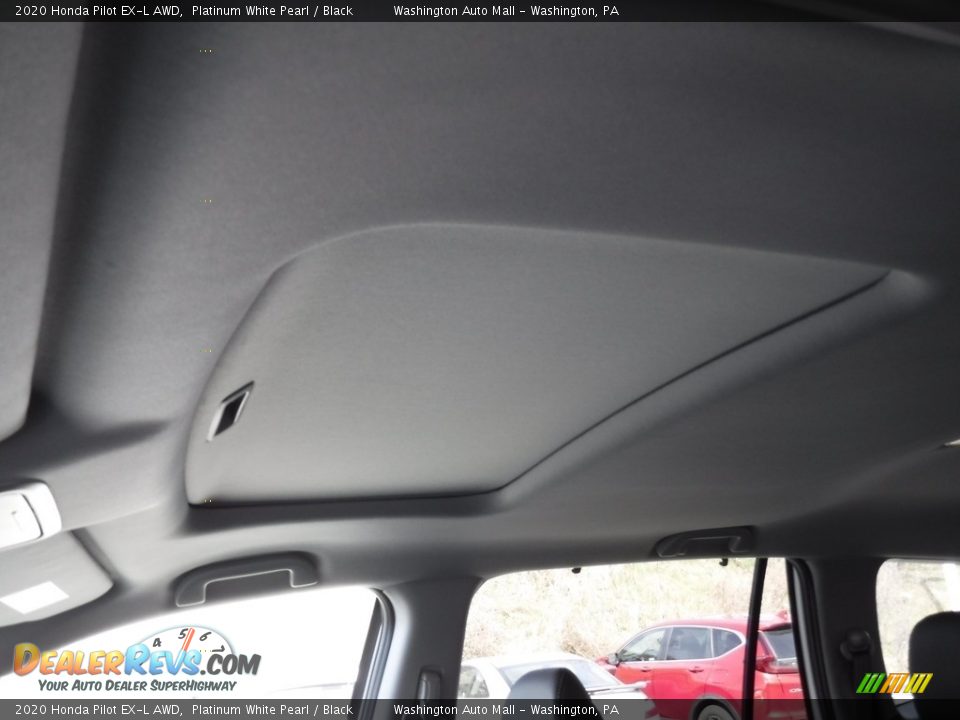 2020 Honda Pilot EX-L AWD Platinum White Pearl / Black Photo #12