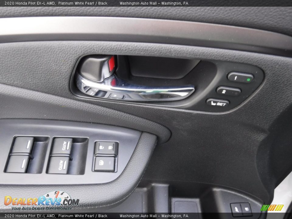 2020 Honda Pilot EX-L AWD Platinum White Pearl / Black Photo #13