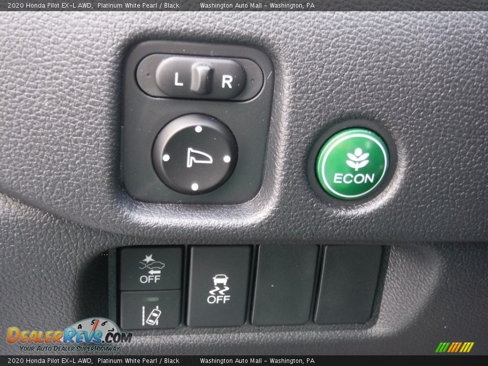 2020 Honda Pilot EX-L AWD Platinum White Pearl / Black Photo #15