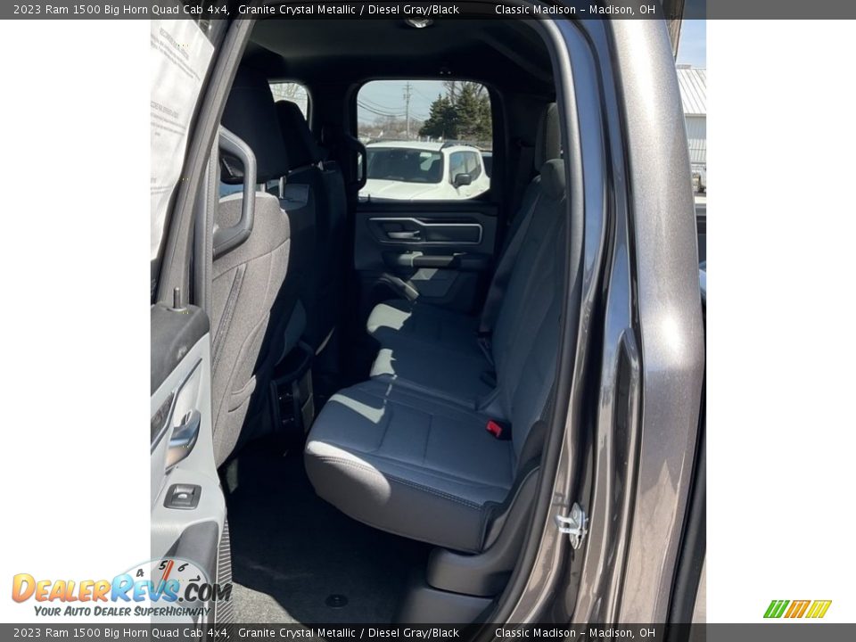 2023 Ram 1500 Big Horn Quad Cab 4x4 Granite Crystal Metallic / Diesel Gray/Black Photo #3