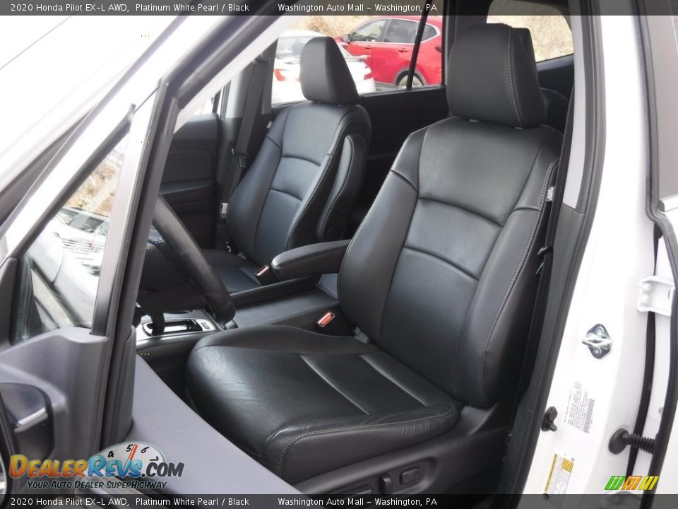 2020 Honda Pilot EX-L AWD Platinum White Pearl / Black Photo #17