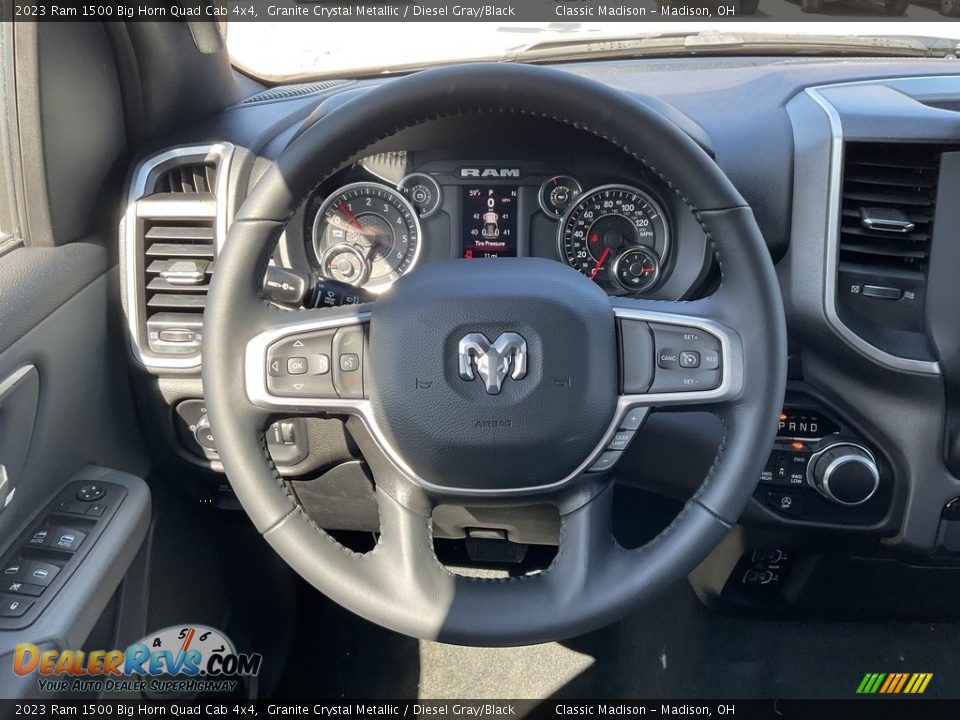 2023 Ram 1500 Big Horn Quad Cab 4x4 Granite Crystal Metallic / Diesel Gray/Black Photo #5