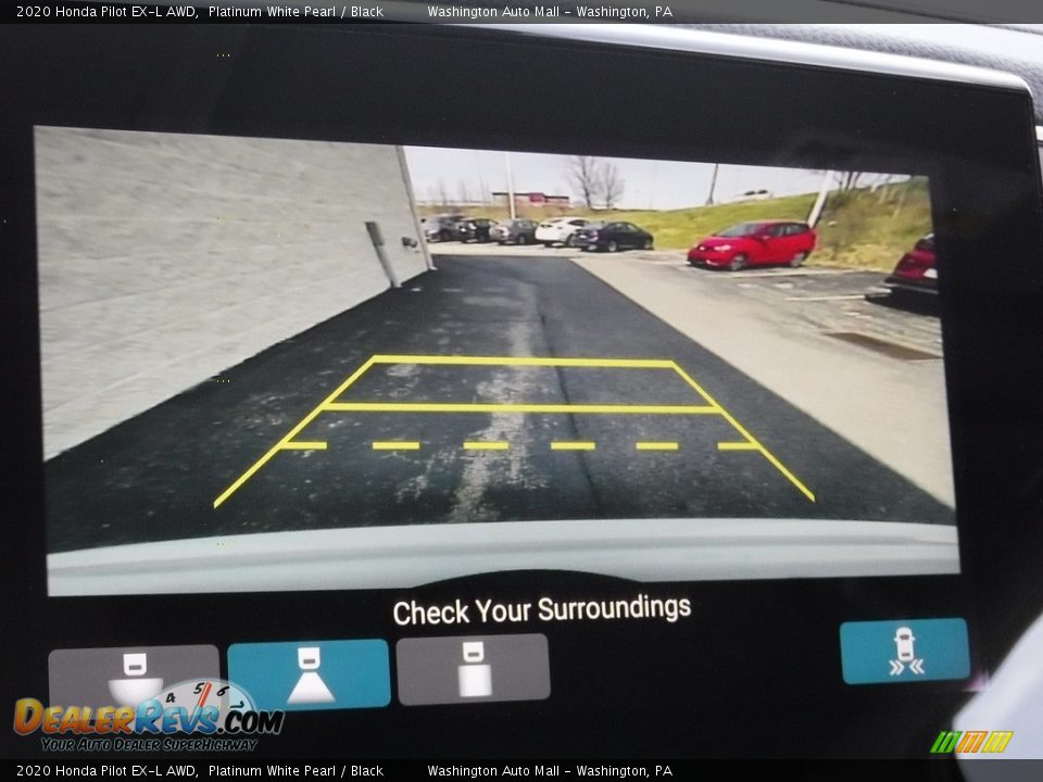 2020 Honda Pilot EX-L AWD Platinum White Pearl / Black Photo #21