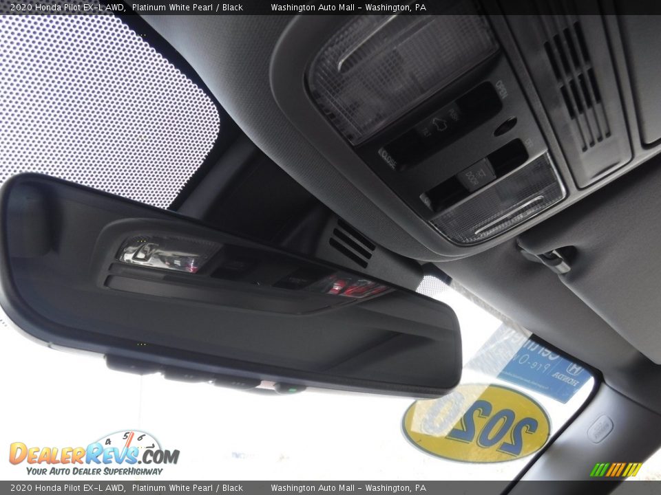 2020 Honda Pilot EX-L AWD Platinum White Pearl / Black Photo #24
