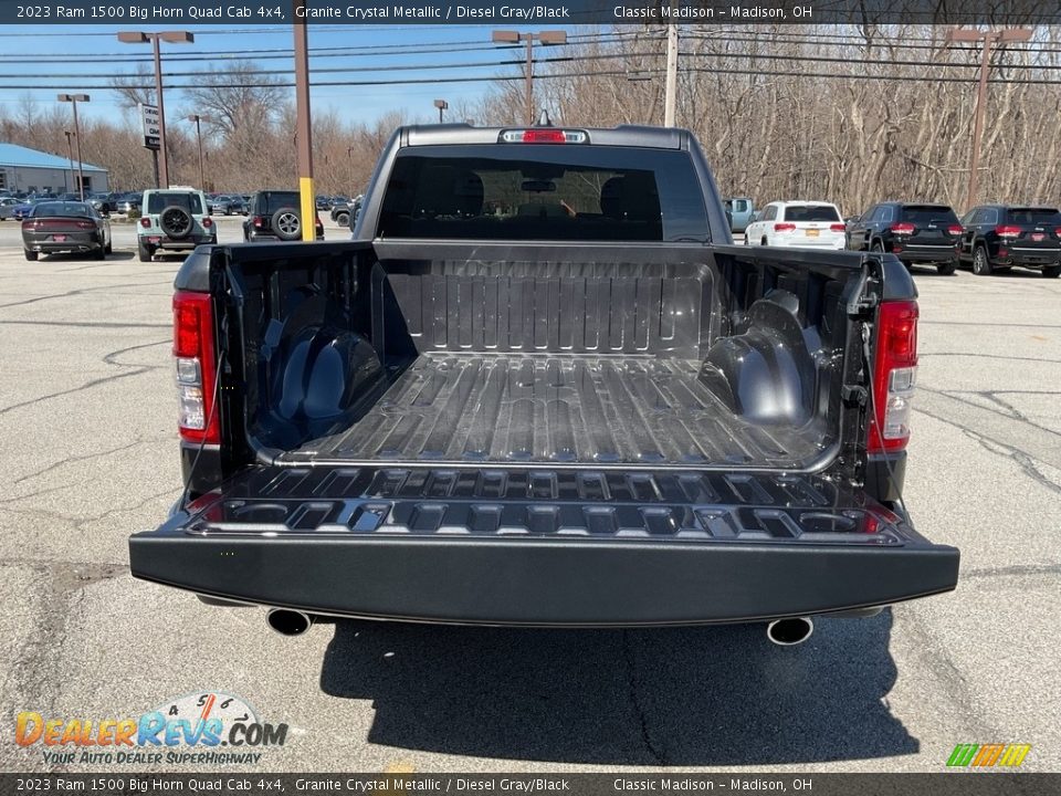 2023 Ram 1500 Big Horn Quad Cab 4x4 Granite Crystal Metallic / Diesel Gray/Black Photo #12