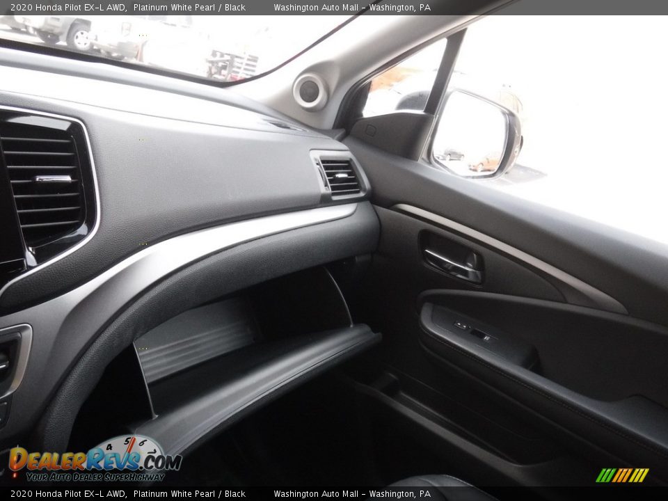2020 Honda Pilot EX-L AWD Platinum White Pearl / Black Photo #28