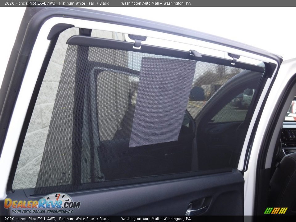 2020 Honda Pilot EX-L AWD Platinum White Pearl / Black Photo #30
