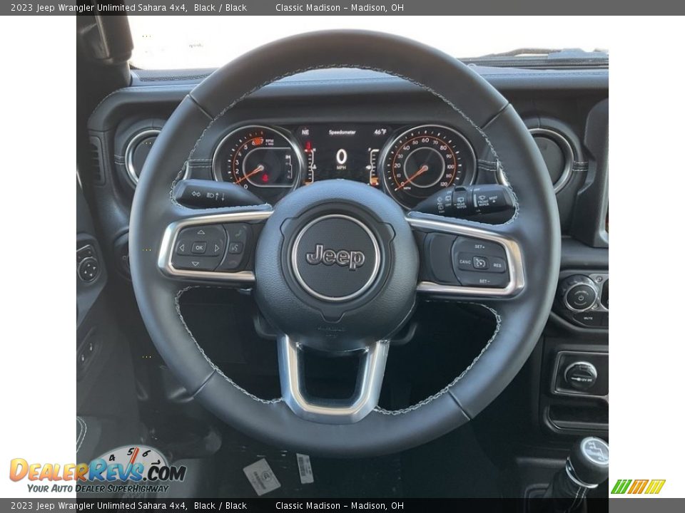 2023 Jeep Wrangler Unlimited Sahara 4x4 Black / Black Photo #5