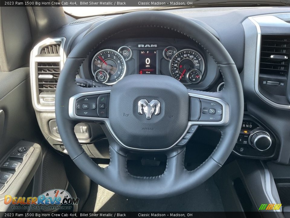 2023 Ram 1500 Big Horn Crew Cab 4x4 Billet Silver Metallic / Black Photo #5