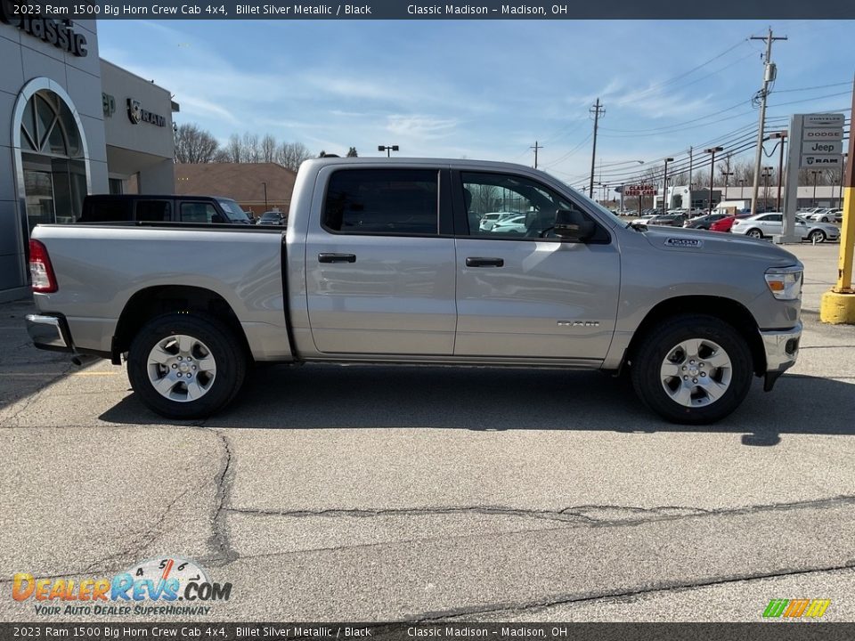 2023 Ram 1500 Big Horn Crew Cab 4x4 Billet Silver Metallic / Black Photo #9