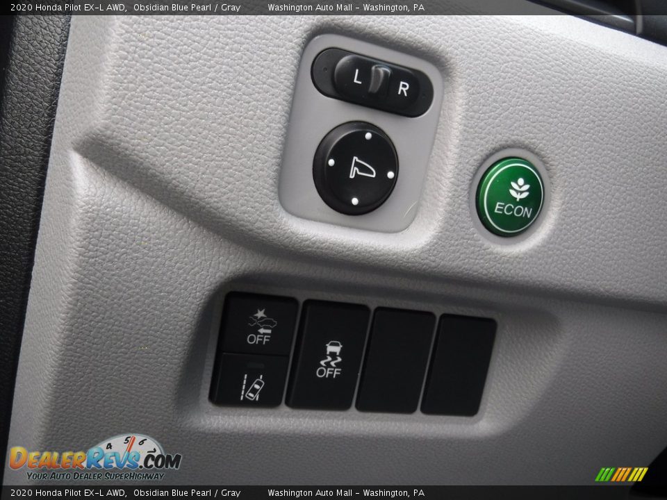 2020 Honda Pilot EX-L AWD Obsidian Blue Pearl / Gray Photo #14