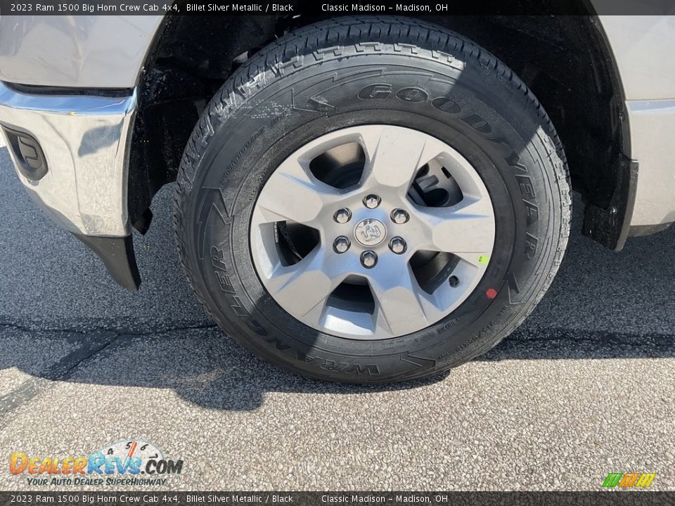 2023 Ram 1500 Big Horn Crew Cab 4x4 Billet Silver Metallic / Black Photo #13