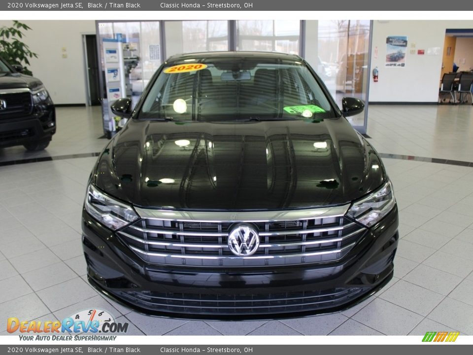 2020 Volkswagen Jetta SE Black / Titan Black Photo #2