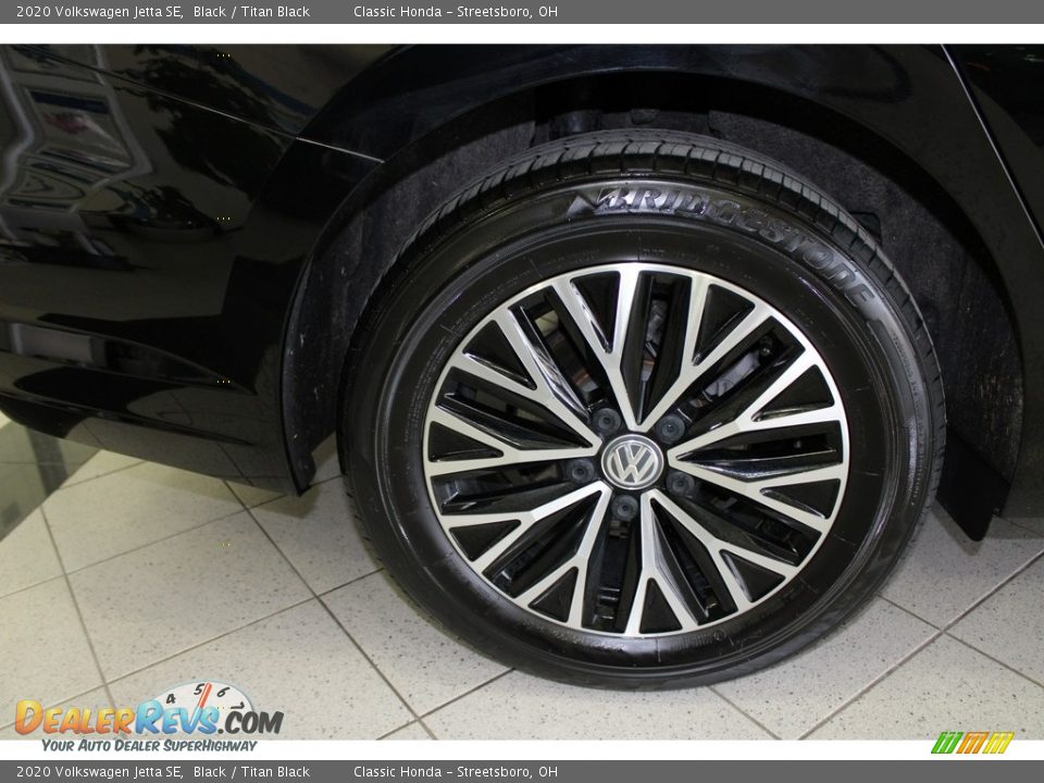 2020 Volkswagen Jetta SE Black / Titan Black Photo #6