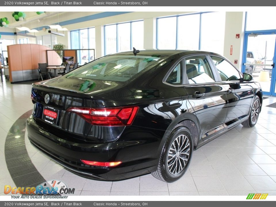 2020 Volkswagen Jetta SE Black / Titan Black Photo #7