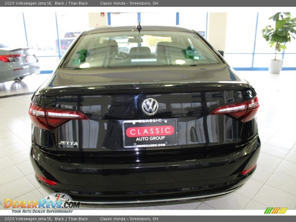 2020 Volkswagen Jetta SE Black / Titan Black Photo #8
