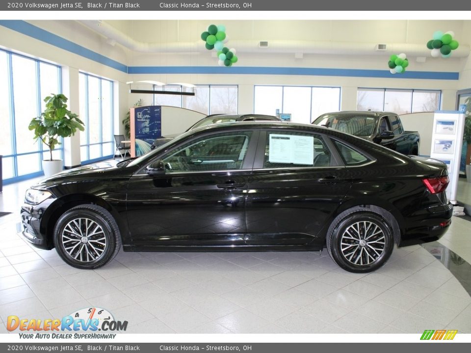 2020 Volkswagen Jetta SE Black / Titan Black Photo #10
