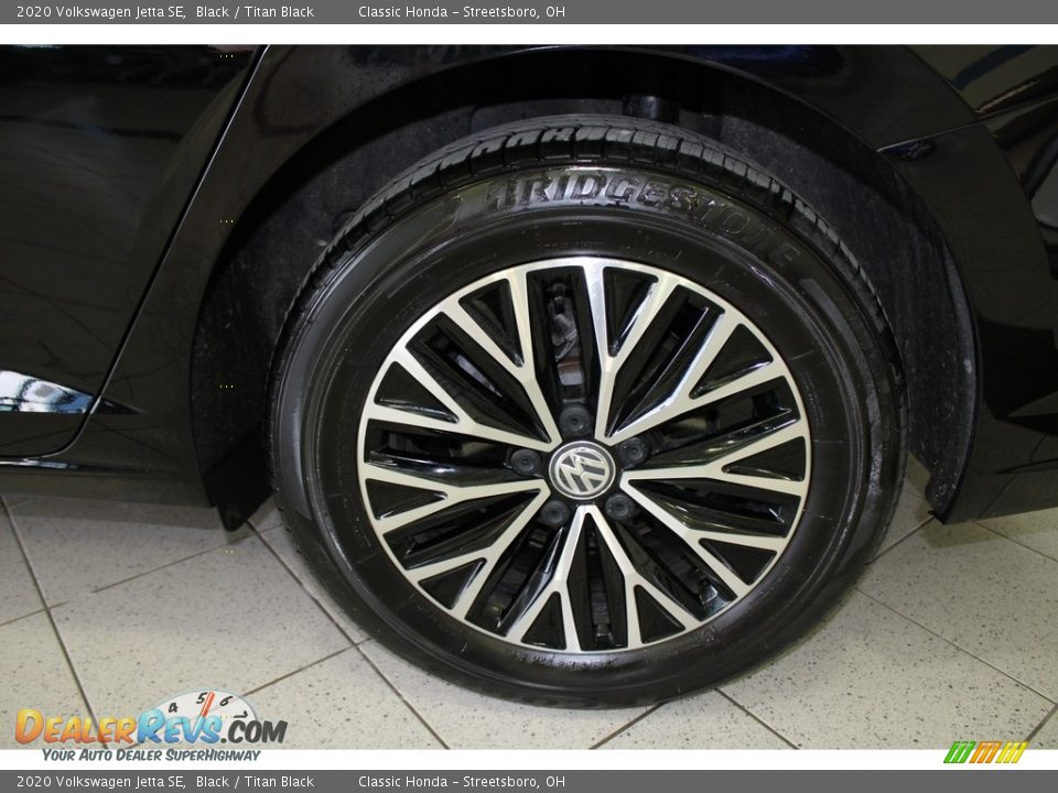 2020 Volkswagen Jetta SE Black / Titan Black Photo #11