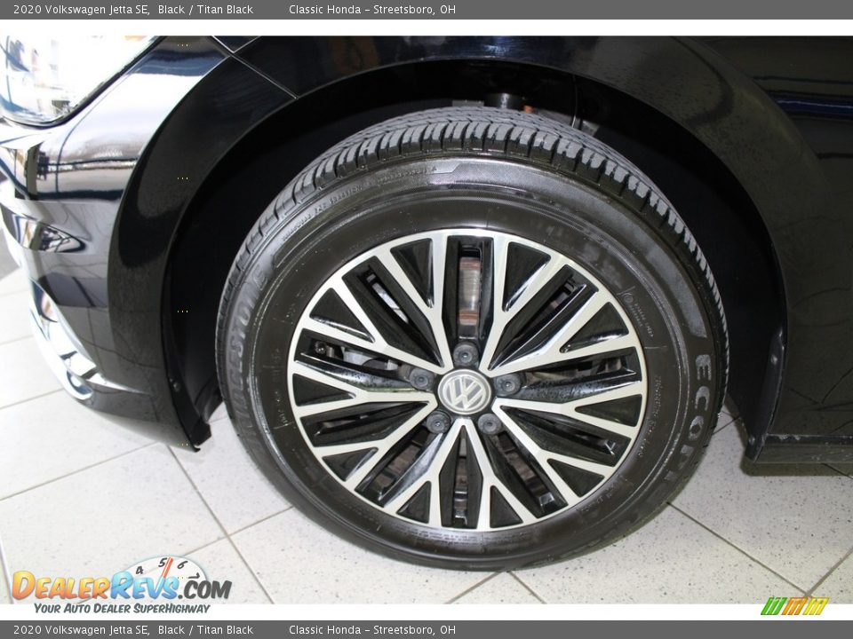 2020 Volkswagen Jetta SE Black / Titan Black Photo #12