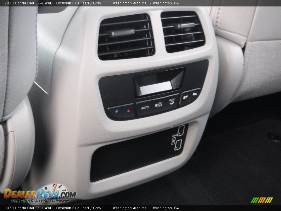 2020 Honda Pilot EX-L AWD Obsidian Blue Pearl / Gray Photo #34