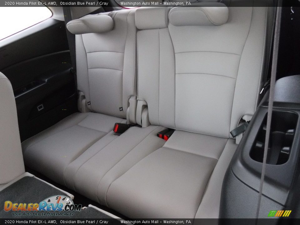 2020 Honda Pilot EX-L AWD Obsidian Blue Pearl / Gray Photo #36