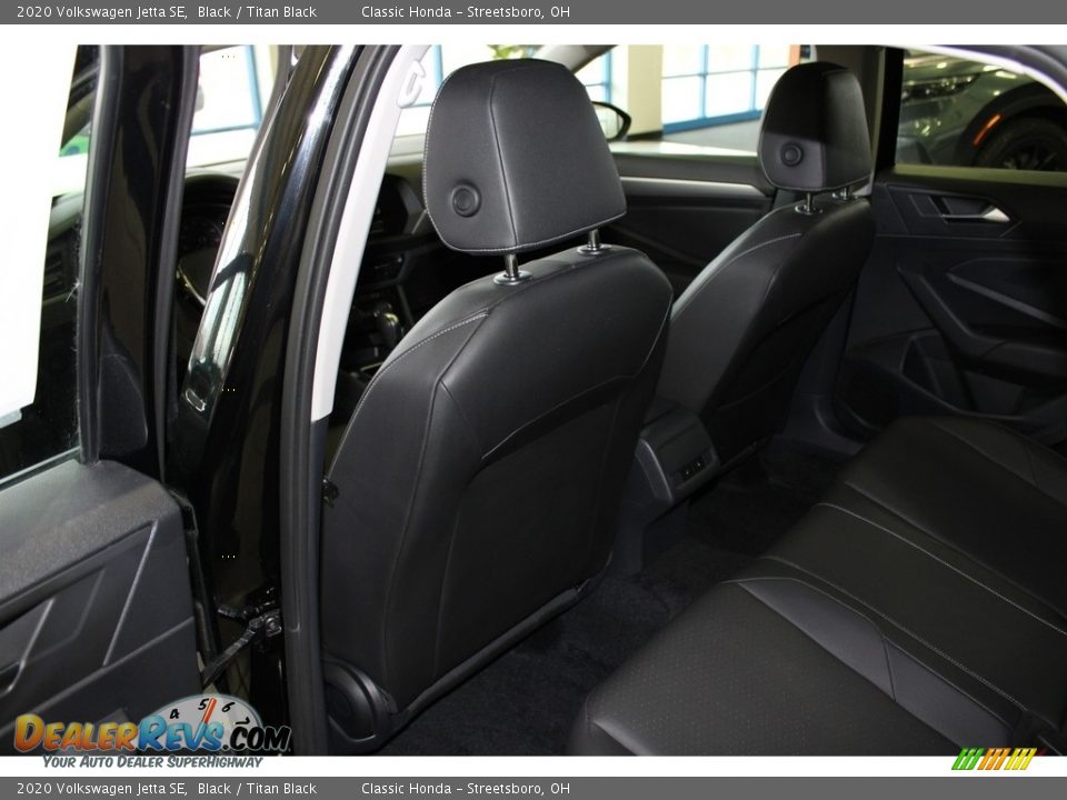 2020 Volkswagen Jetta SE Black / Titan Black Photo #24
