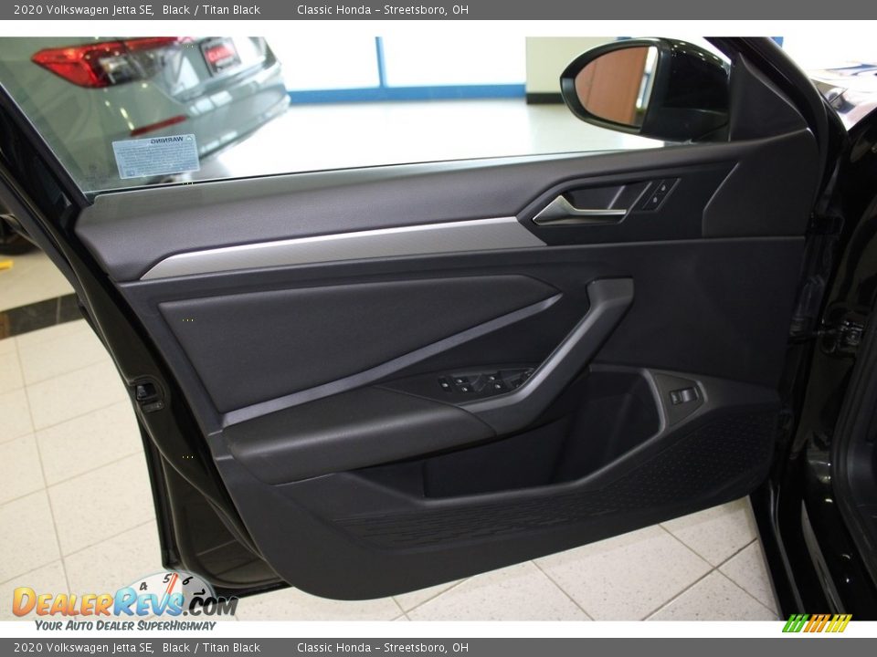2020 Volkswagen Jetta SE Black / Titan Black Photo #27